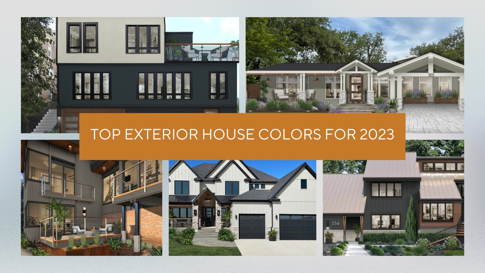 Modern Grey House Colour Schemes for Your Exterior Walls in 2023