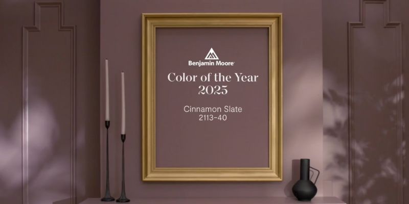 Benjamin Moore 2025 Color of the Year 2025 Cinnamon Slate