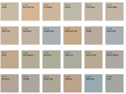 Vinyl Safe Colors By Sherwin Williams