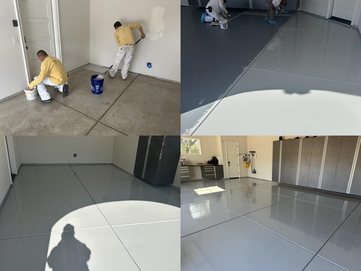 epoxy flooring installation