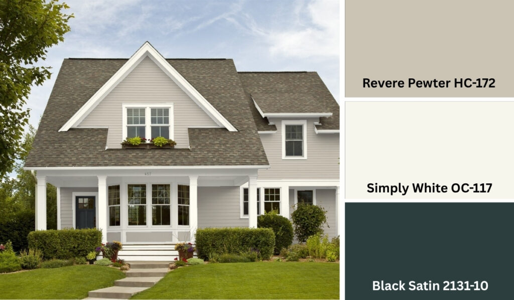 Exterior Home With Trending Colors For Resale