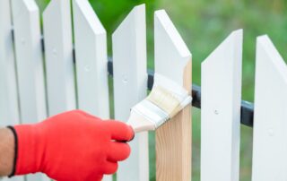 mess-free fence painting