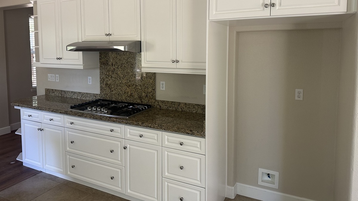 cabinet painting project
