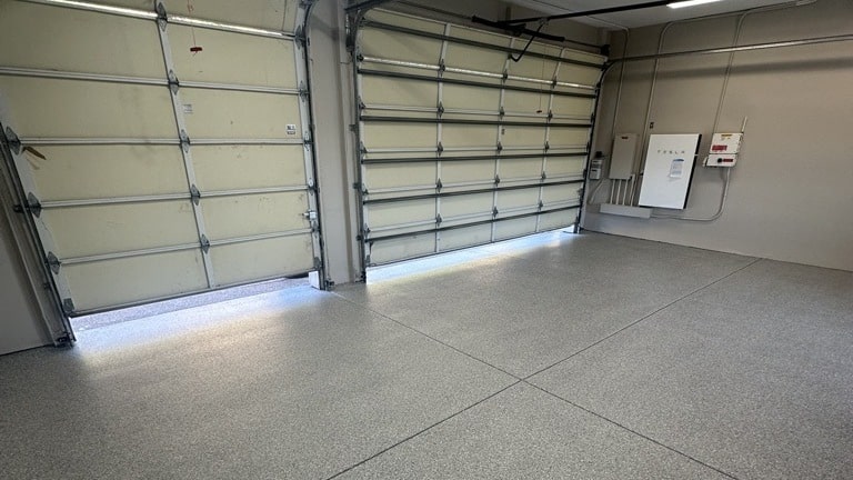 garage floor coating installation