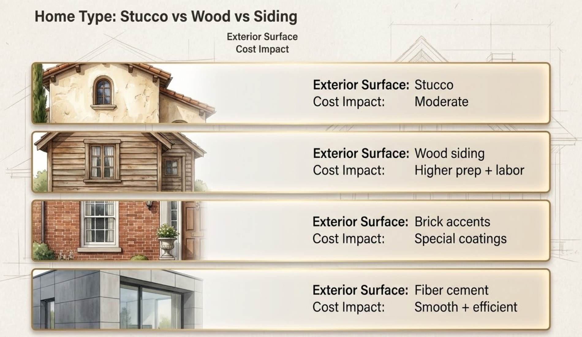 Stucco vs wood siding exterior painting cost impact in Roseville, CA (2026 guide)